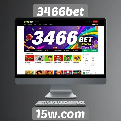 Interface e usabilidade do site 3466bet